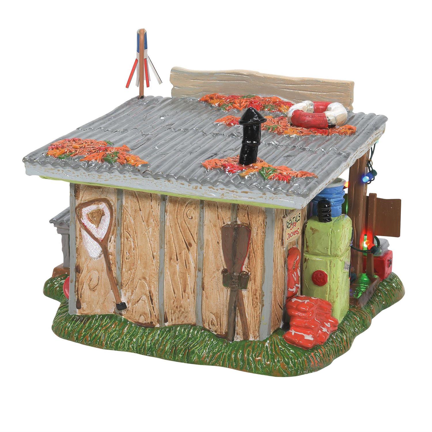 Snow Village Christmas Vacation Selling The Bait Shop #6011426